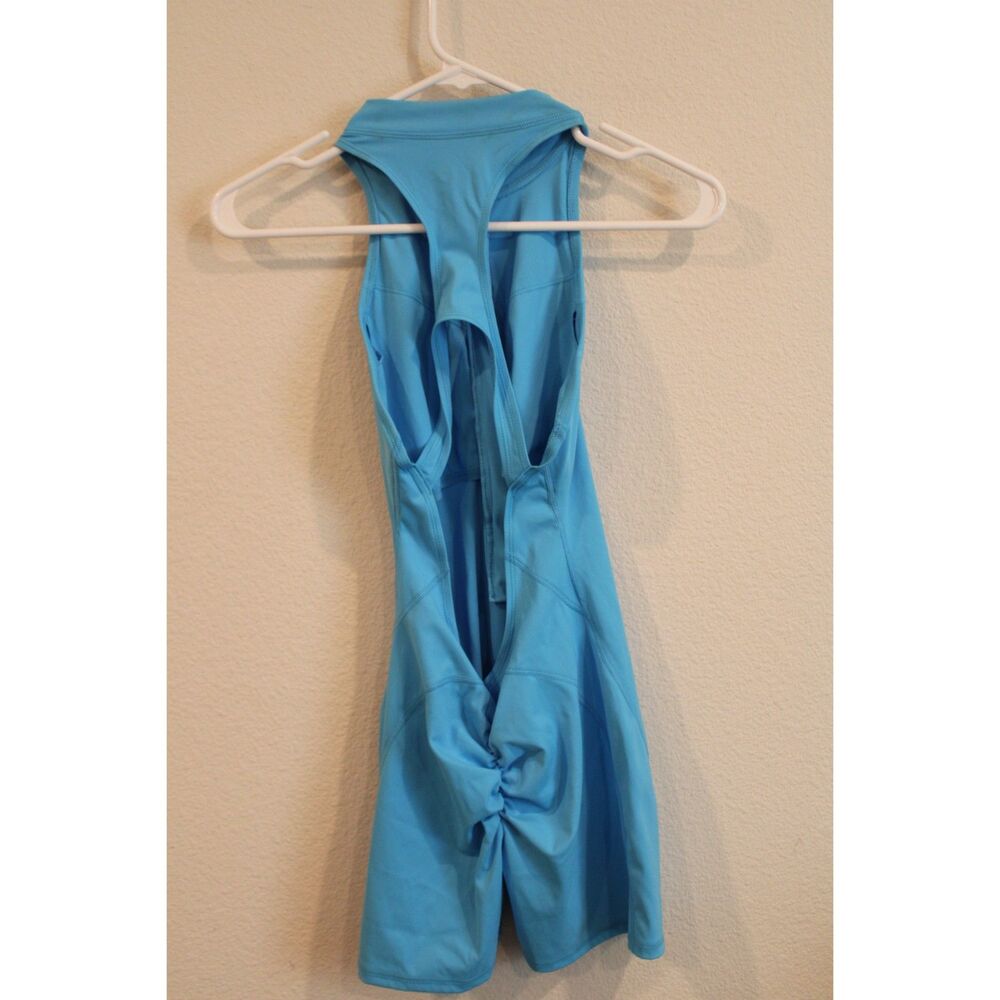 Kimith I am Limitless Zipper Bodysuit in Light Blue size medium workout onesie - Picture 7 of 10